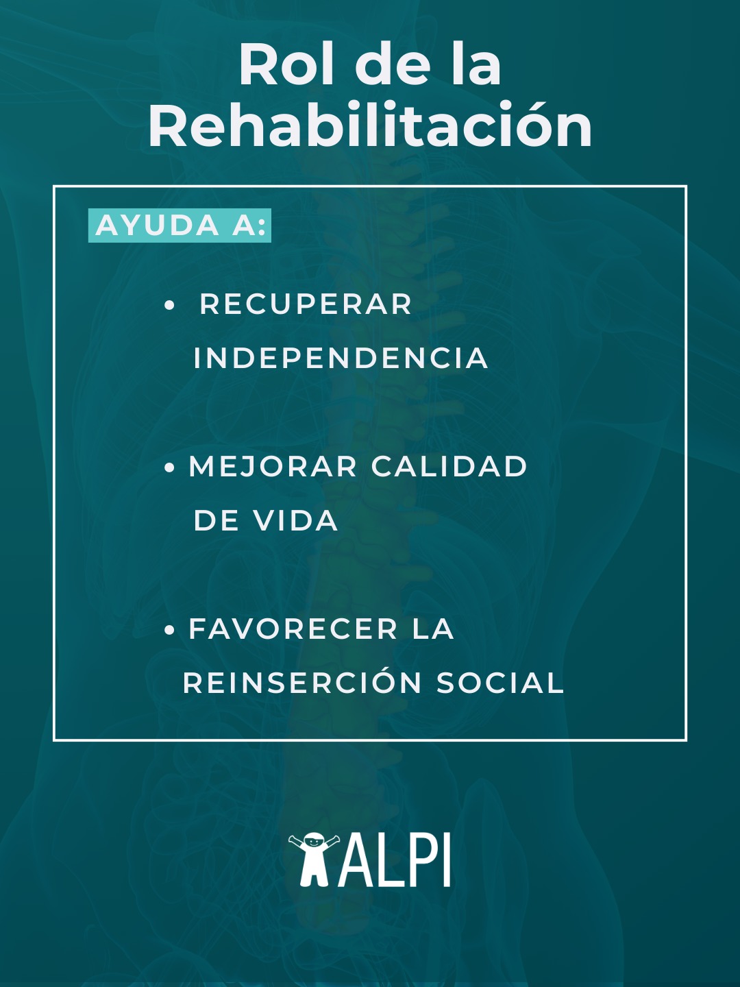 💙 Hoy, 5 de septiembre, en el Día Mundial de la Lesión Medular, queremos visibilizar la importancia de la prevención, el tratamiento y la rehabilitación.
Una lesión medular puede cambiar la vida de una persona, pero con un abordaje integral y acompañamiento profesional es posible recuperar independencia, mejorar la calidad de vida y favorecer la reinserción social.
En ALPI trabajamos con equipos interdisciplinarios, tecnología de rehabilitación y acompañamiento a pacientes y familias.
📍 Soler 3945, CABA
📞 (011) 4839-7700
📲 +54 911-3332-9926
✉️ turnos@alpi.org.ar
#DiaMundialdelaLesionMedular #LesionMedular #Rehabilitación #Salud #ALPI